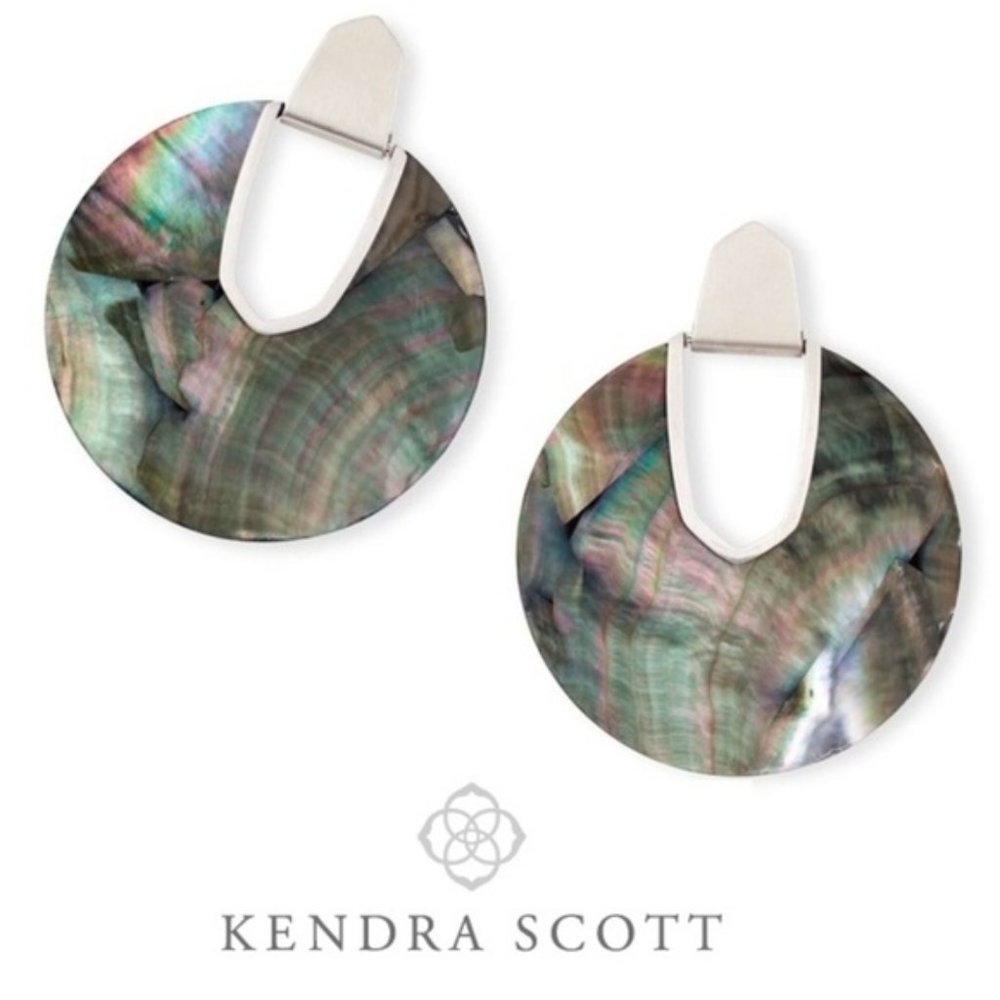 NWT Kendra Scott Diane MOP Pearl Gray